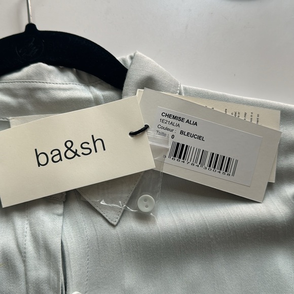 Brand new Ba$sh button up shirt with shoulder pleats - Picture 3 of 6